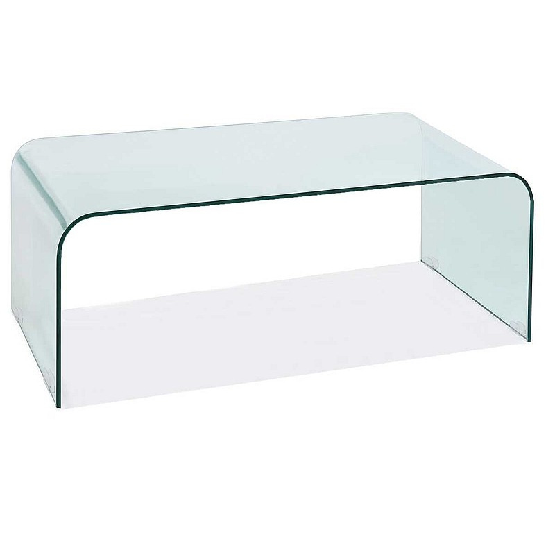 Skleněný konferenční stolek PINO - transparentní