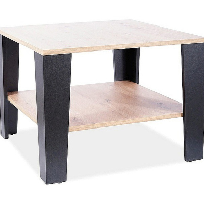 Konferenční stolek URIEL - dub wotan / černý