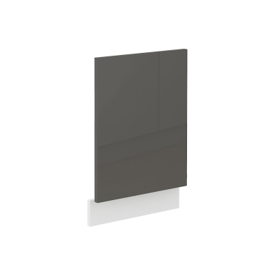 Dvířka pro vestavnou myčku LAJLA - 570x446 cm, šedá / bílá