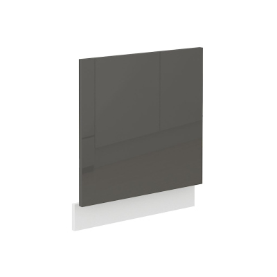Dvířka pro vestavnou myčku LAJLA - 570x596 cm, šedá / bílá