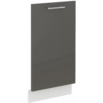 Dvířka pro vestavnou myčku LAJLA - 45x72 cm, šedá / bílá