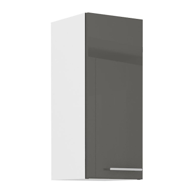 Horní kuchyňská skříňka LAJLA - šířka 30 cm, šedá / bílá