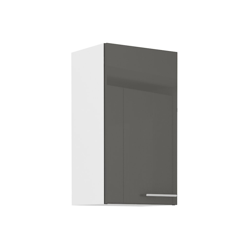 Horní kuchyňská skříňka LAJLA - šířka 40 cm, šedá / bílá