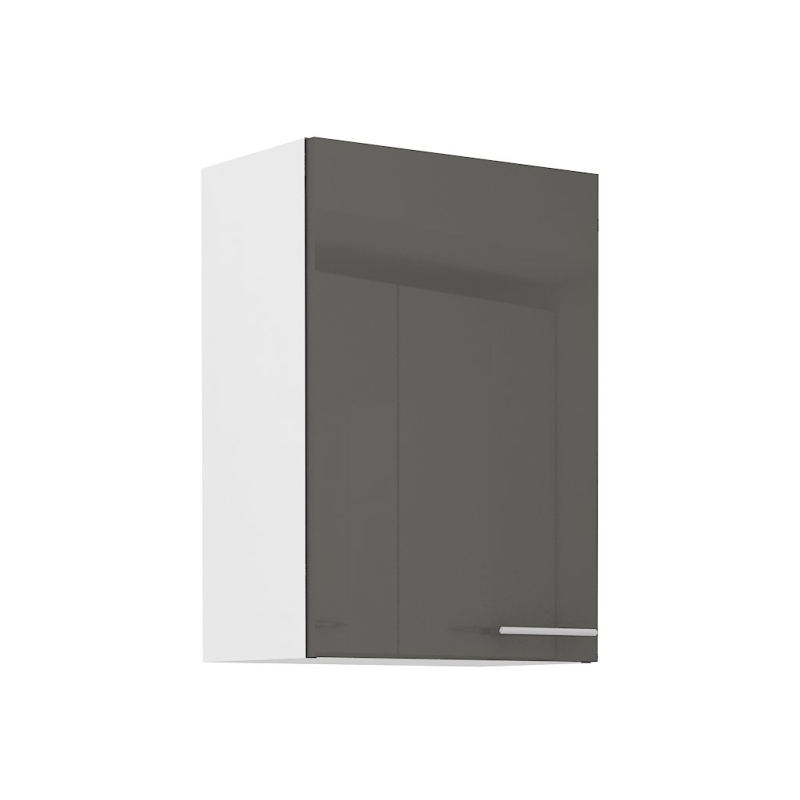 Horní kuchyňská skříňka LAJLA - šířka 50 cm, šedá / bílá