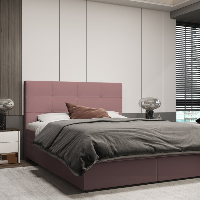 Designová postel MALIKA - 180x200, růžová