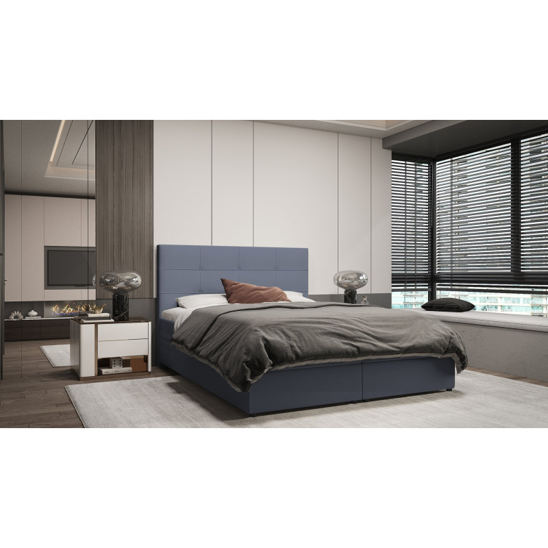 Designová postel MALIKA - 160x200, šedá