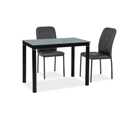 Jídelní stůl BOGDAN - 100x60, černý