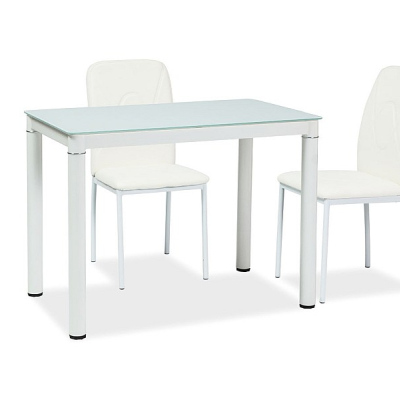 Jídelní stůl BOGDAN - 100x60, bílý