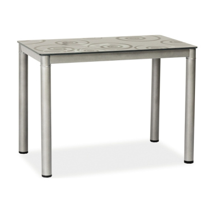 Malý jídelní stůl HAJK 1 - 100x60, šedý