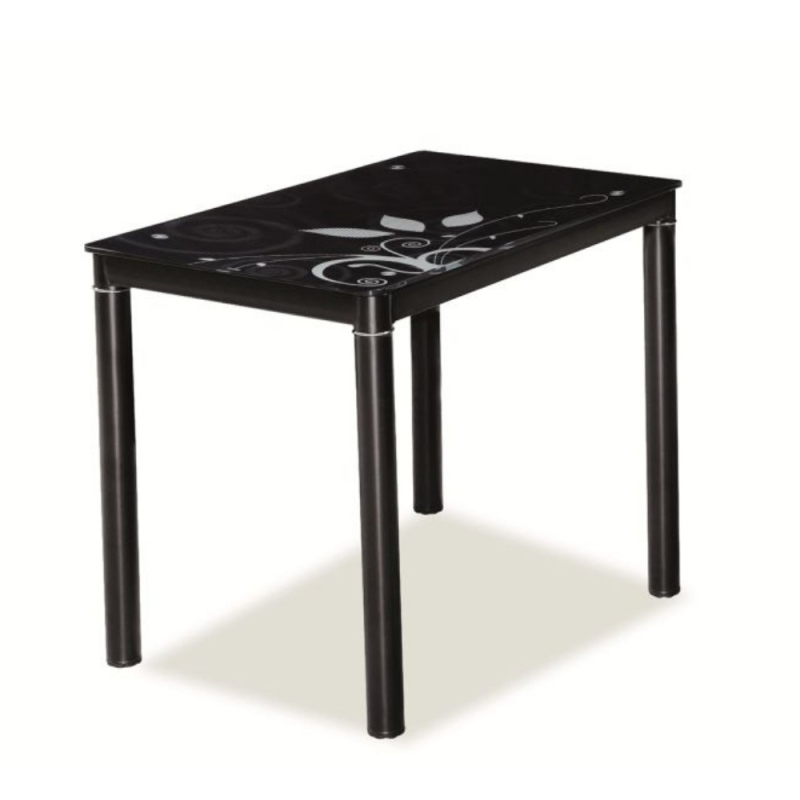 Malý jídelní stůl HAJK 1 - 100x60, černý