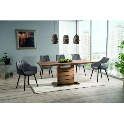 Rozkládací jídelní stůl WOLFGANG - 140x80, dub