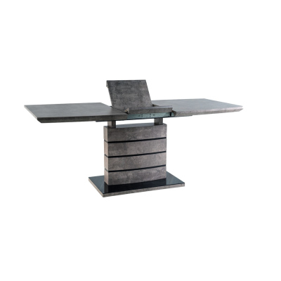 Rozkládací jídelní stůl WOLFGANG - 140x80, beton