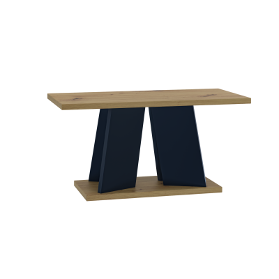 Konferenční stolek ENDRE - dub artisan / černý