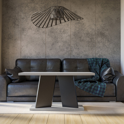 Konferenční stolek ENDRE - beton / černý