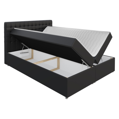 Hotelová manželská postel 200x200 SARITA - růžová + topper ZDARMA