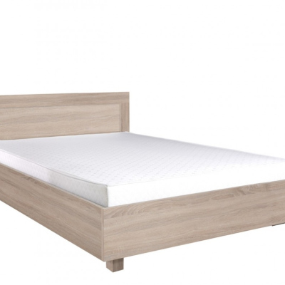 Manželská postel s roštem 140x200 TAKA - dub sonoma