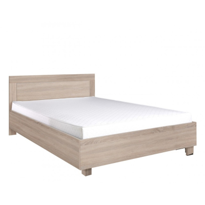 Manželská postel s roštem 160x200 TAKA - dub sonoma