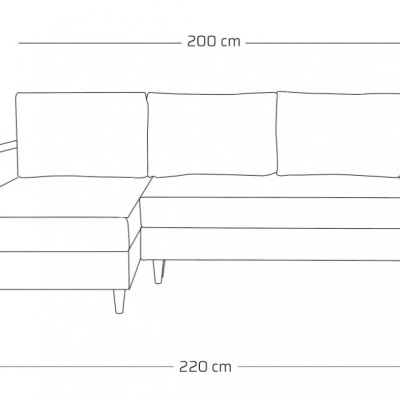 Stylová sedací souprava LILY - šedá