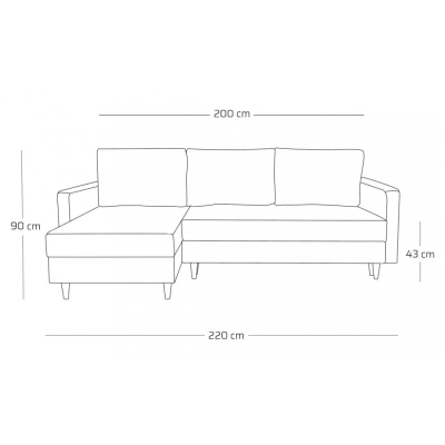 Stylová sedací souprava LILY - šedá