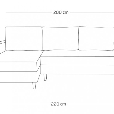Stylová sedací souprava LILY S - růžová