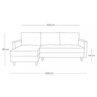 Stylová sedací souprava LILY S - růžová