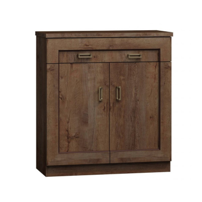 Kombinovaná komoda MERLO - šířka 90 cm, dub lefkas