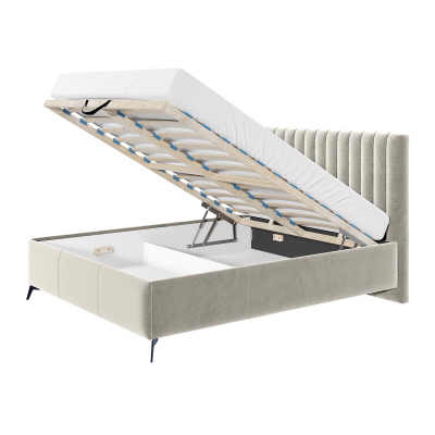 Manželská postel s úložným prostorem 180x200 TANIX - zelená