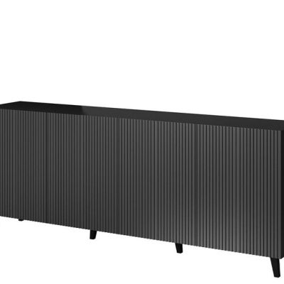 Designová komoda s dvířky HAER 2 - antracitová