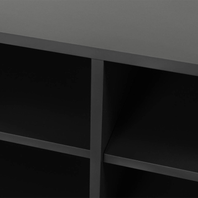 Designová komoda s dvířky HAER 2 - antracitová