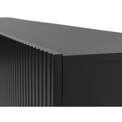 Designová komoda s dvířky HAER 2 - antracitová