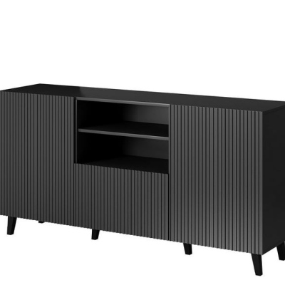 Designová kombinovaná komoda HAER 1 - antracitová