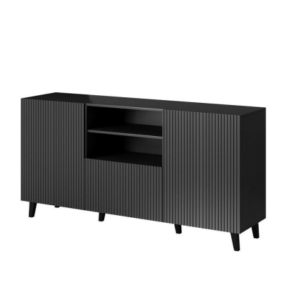 Designová kombinovaná komoda HAER 1 - antracitová