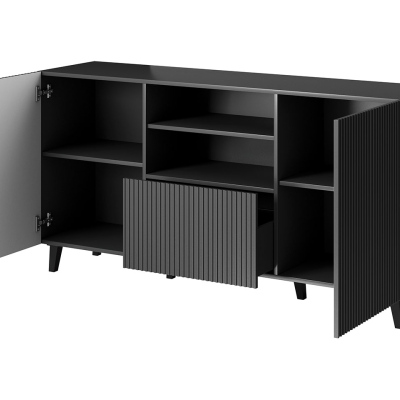 Designová kombinovaná komoda HAER 1 - antracitová