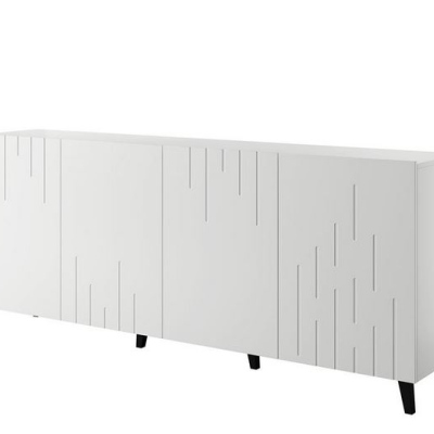 Komoda s dvířky TIMO - černá