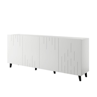 Komoda s dvířky TIMO - černá