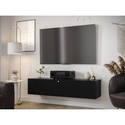 Závěsný TV stolek LONZO 3 - černý