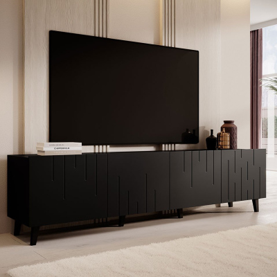 Stolek pod TV TIMO - černý