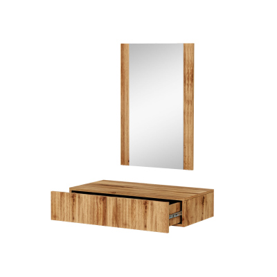 Toaletní stolek se zrcadlem HAER - dub wotan