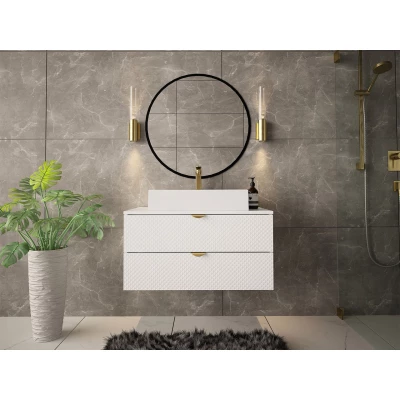 Skříňka pod umyvadlo PALBAN - bílá + umyvadlo ZDARMA