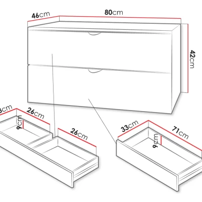 Skříňka pod umyvadlo PALBAN - bílá + umyvadlo ZDARMA