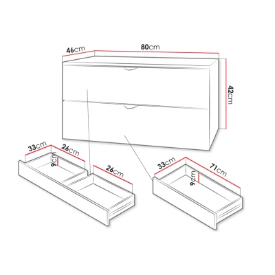 Skříňka pod umyvadlo PALBAN - bílá + umyvadlo ZDARMA
