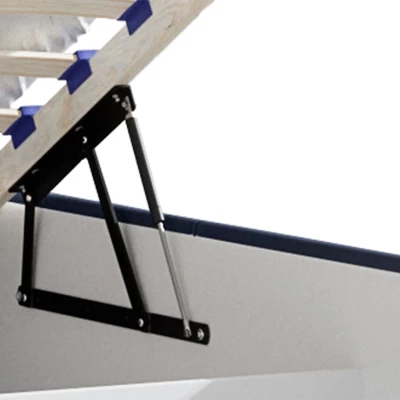 Manželská postel s úložným prostorem 180x200 TERCEIRA - zelená