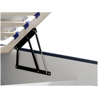 Manželská postel s úložným prostorem 180x200 TERCEIRA - zelená