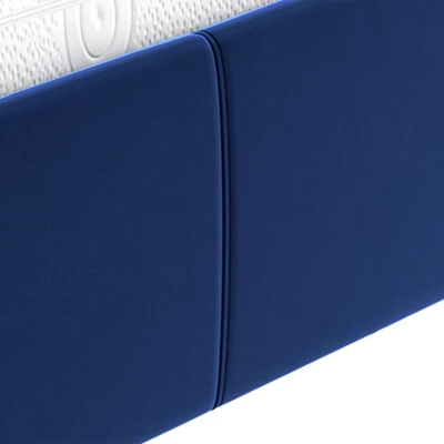 Manželská postel s úložným prostorem 180x200 TERCEIRA - modrá