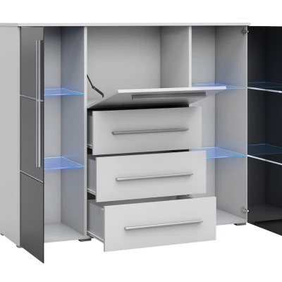 Moderní komoda BEM - bílá