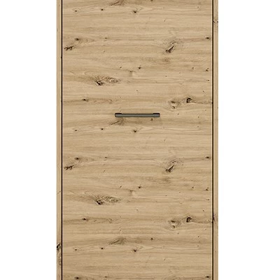 Vysoká předsíňová skříň BEDA - šířka 55 cm, dub artisan