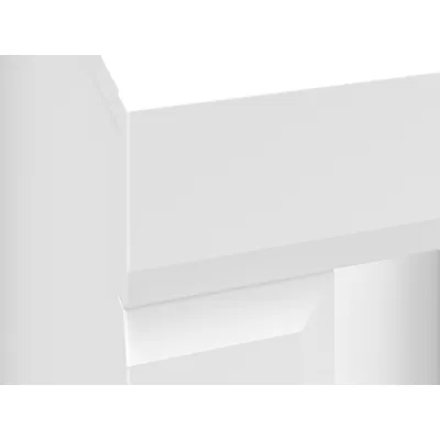 Třídveřová šatní skříň CARYS - šířka 127 cm, bílá