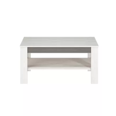 Konferenční stolek ILKO - bílá borovice / new grey