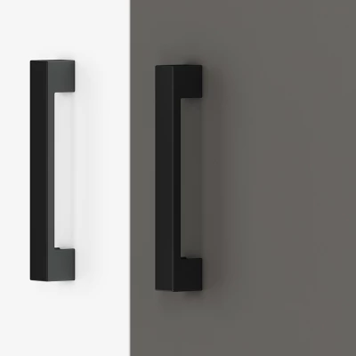 Rohová skříň KARIS - šířka 82 cm, bílá / antracit / dub artisan