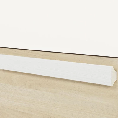 Velká komoda INNES - buk fjord / bílá / šedá platina